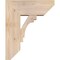 Ekena Millwork Merced Slat Smooth Bracket w/ Offset Brace, Douglas Fir, 7 1/2"W x 18"D x 22"H BKT0806X18X22MRC06SDF - alternate 2